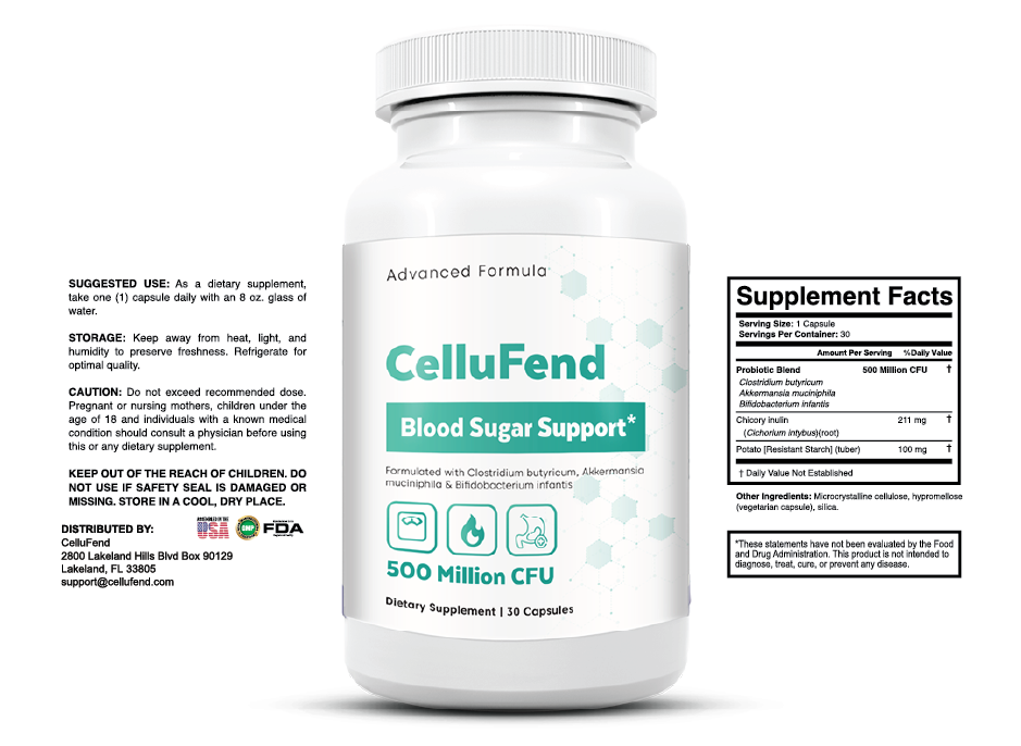 CelluFend Review: Blood Sugar & Metabolic Support Formula